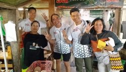 Relawan Progresif Kalteng Blusukan di Pasar Rajawali Palangka Raya