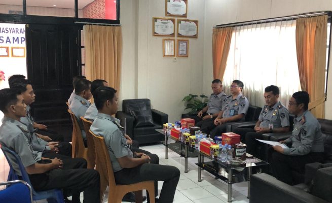 Kadivpas Kanwil Kemenkumham Kalteng Berikan Arahan & Pantau Kondisi Lapas Sampit