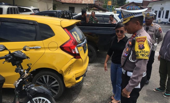 Sempat Viral, Pembalap liar tabrak mobil di Palangka Raya Diamankan Polisi