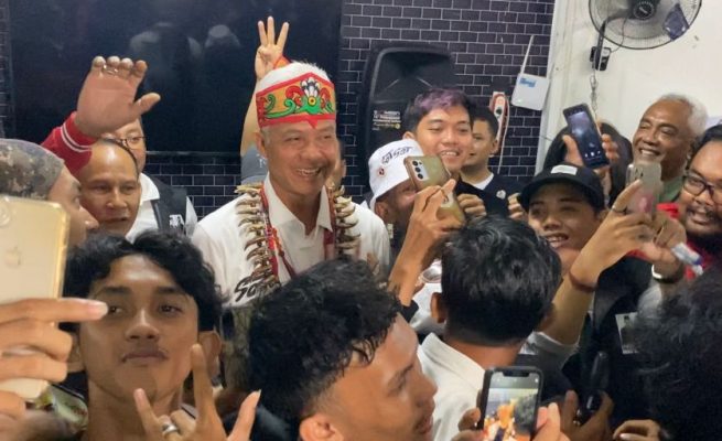 Capres Ganjar Pranowo Beri Semangat TPD dan Relawan Untuk Menangkan Pilpres di Kalteng