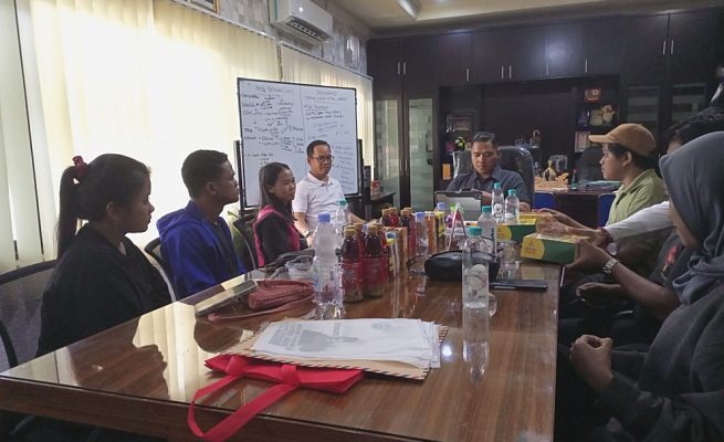 BEM se - Kota Palangka Raya Audiensi ke Disdik Kalteng