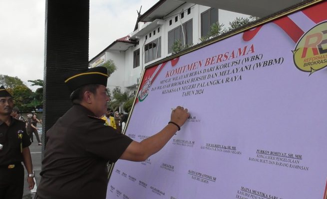 Kejari Palangka Raya Optimis Raih Predikat WBK Tahun 2024