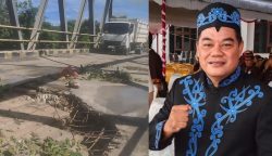 Jembatan Kurun Jebol, Untung Jaya Bangas : Truk Muatan Perusahaan Jangan Melintasi Jalur Umum