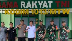 Pj Bupati Barut Dampingi Kunker Danrem 102/Panju Panjung Sekaligus Menutup Kegiatan TTMD