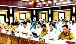 Pj Bupati Barut Ikuti Rakor Optimalisasi Penyelenggaraan Pemerintahan Tahun 2024
