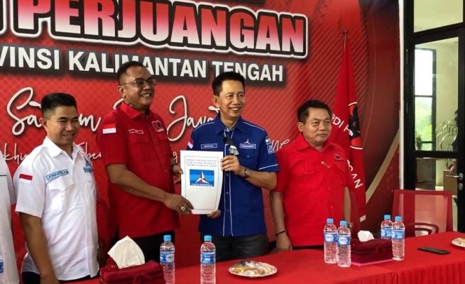 Nadalsyah Resmi Mendaftar Sebagai Bacalon Gubernur di DPD PDI Perjuangan Kalteng