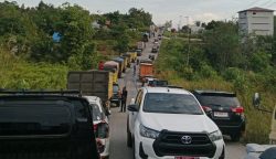 Angkutan PBS Diduga Jadi Faktor Kerusakan Jalan Kuala Kurun-Palangka Raya 