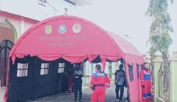 Pemkab Barut Gerak Cepat Dirikan Posko Pengungsian Banjir 