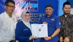 Maju Pilwalkot, Umi Mastikah Mendaftar Bacalon Wakil Wali Kota Palangka Raya di DPC Demokrat