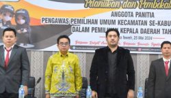 Hadiri Pelantikan Panwaslu Se-Kabupaten Barut, Ini Harapan Pj Bupati