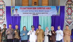 Pj Bupati Barut Lantik dan Ambil Sumpah Janji Jabatan Pj Kades Muara Wakat