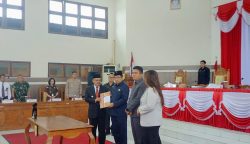 DPRD Gelar Paripurna Penyampaian Keputusan Terhadap LKPD Pemkab Gunung Mas Tahun Anggaran 2023