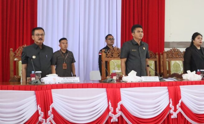 Raperda Perubahan APBD Pemkab Gunung Mas 2024 Mulai Dibahas