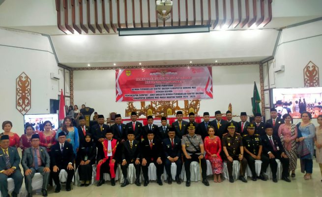 Anggota DPRD Gunung Mas Terpilih Periode 2024-2029 Resmi Dilantik