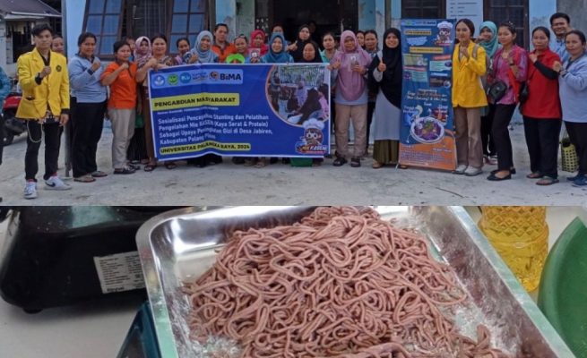Tim Pengabdian Masyarakat UPR Gelar Pelatihan Pengolahan Mie KASEIN untuk Perangi Stunting
