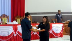 DPRD Terima Raperda RPJPD Pemkab Gunung Mas Tahun 2025-2045 