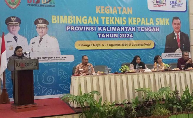 Disdik Kalteng Gelar Bimtek Kepala SMK 2024