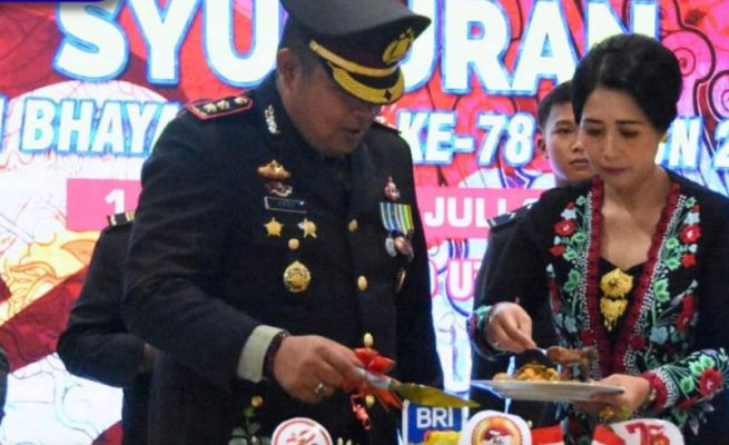 Pemkab Barito Utara Ikut Rayakan HUT Bhayangkara ke-78 di Muara Teweh