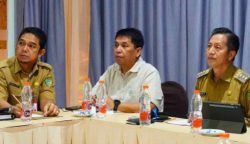 Pj Bupati Barito Utara Ikuti Rapat Asistensi Evaluasi Kinerja Triwulan III Secara Virtual