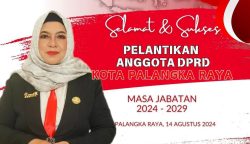 Kepala BPPRD Palangka Raya Ucapkan Selamat Kepada Anggota DPRD 2024 Terpilih dan Dilantik 