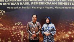 Pj Bupati dan Ketua DPRD Barito Utara Hadiri Penyampaian LHP LKPP tahun 2023 di Jakarta