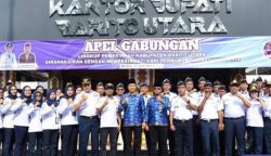 Pemkab Barito Utara Peringati Hari Perhubungan Nasional ke-54 dengan Apel Gabungan