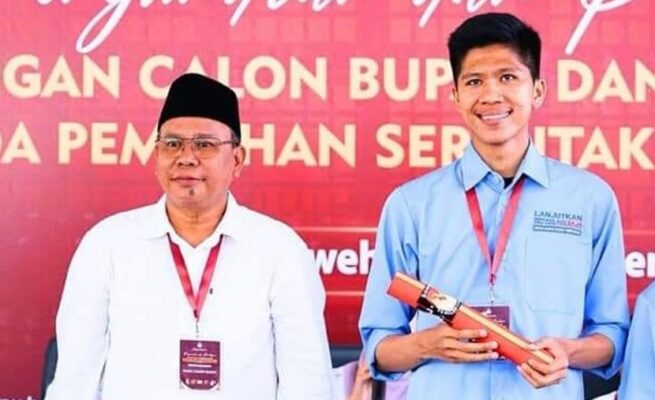 Pj Bupati Barito Utara Hadiri Rapat Pleno Terbuka Pengundian dan Penetapan Nomor Urut Paslon