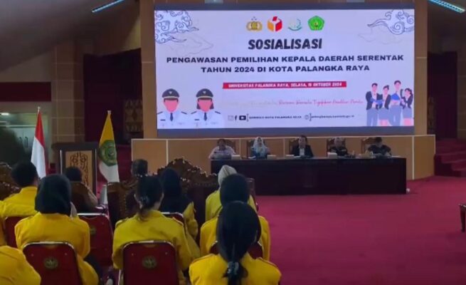 Bawaslu Palangka Raya Sosialisasikan Pengawasan Partisipatif Pilkada 2024 di UPR