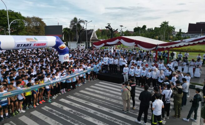 Disdik Fun Run 5K Kalteng Berkah Momentum Tumbuhkan Kebersamaan