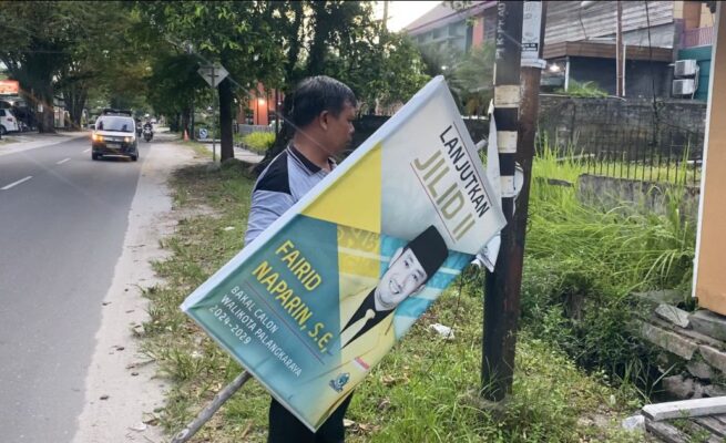 APK Pilkada di Palangka Raya Diturunkan Selama Masa Tenang