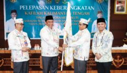 Kafilah Kalteng Resmi Dilepas untuk MTQ Nasional XXX di Samarinda