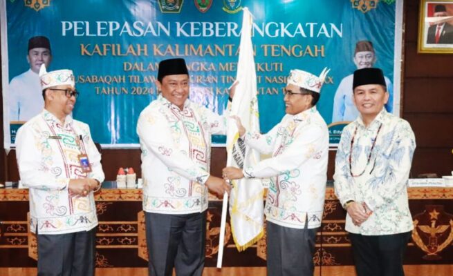 Kafilah Kalteng Resmi Dilepas untuk MTQ Nasional XXX di Samarinda