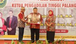 Katma F. Dirun Hadiri Pisah Sambut Ketua Pengadilan Tinggi Palangka Raya