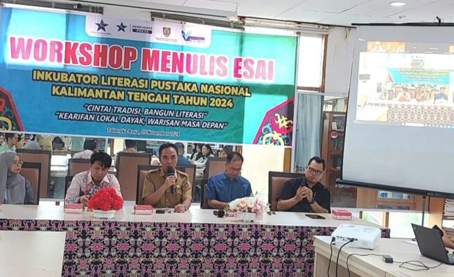 Dispursip Kalteng Dukung Generasi Muda Menulis Tentang Kearifan Lokal Dayak