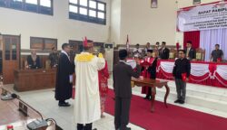 Pimpinan dan Jajaran DPRD Gumas 2024-2029 Resmi Dilantik