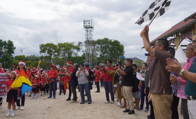 Semarak Parade Natal 2024 di Kalteng, Ajang Pererat Kebersamaan