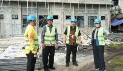 Pj Wali Kota Palangka Raya Tinjau Progres Pembangunan Ruang Hemodialisis RSUD Palangka Raya