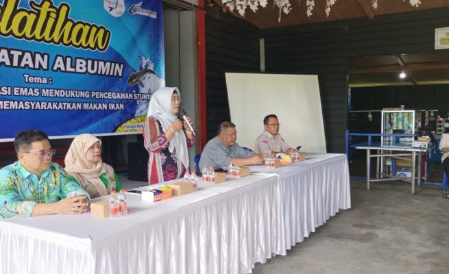 Dinas Perikanan Palangka Raya Ajak Masyarakat Gemar Makan Ikan untuk Ciptakan Generasi Emas 2045