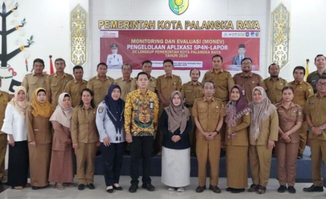 Pemko Palangka Raya Gelar Monitoring dan Evaluasi SP4N-LAPOR