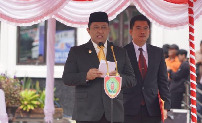 Wagub Edy Pratowo Pimpin Upacara Peringatan Hari Bhakti PUPR ke-79