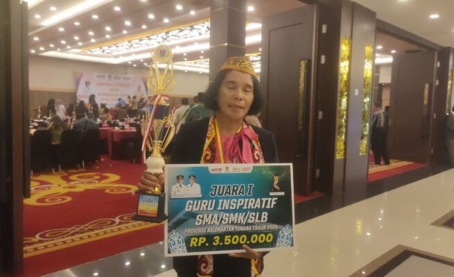 Guru SKH Melati Ceria Sampit Raih Juara I Guru Inspiratif 2024