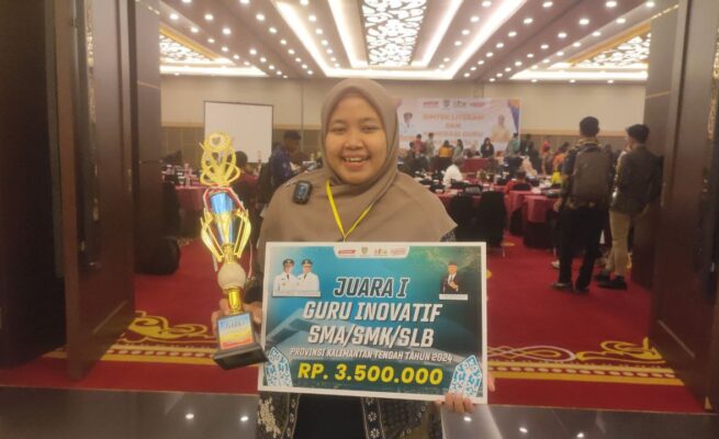 Guru SMKN I Pangkalan Lada Raih Juara I Guru Inovatif 2024