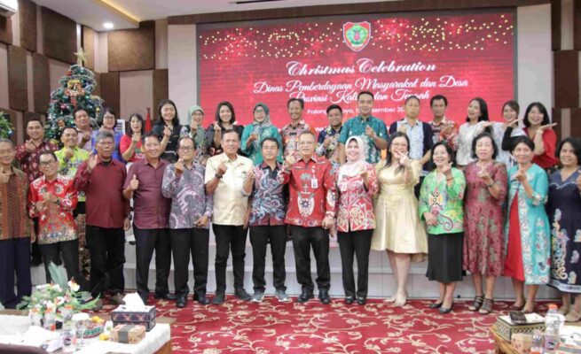Dinas PMD Kalteng Gelar Perayaan Natal 2024 dengan Semangat Keharmonisan