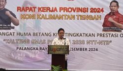 Rakerprov KONI Kalteng 2024 Resmi Dibuka, Fokus pada Prestasi di PON XXII 2028