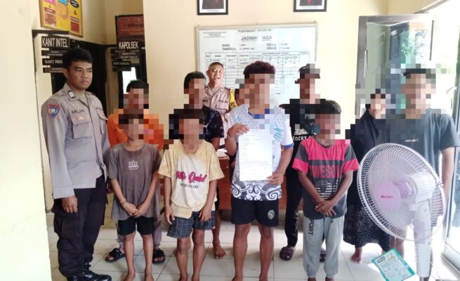 Diduga Asik Konsumsi Lem Fox, Lima Anak di Palangka Raya Diamankan Polisi