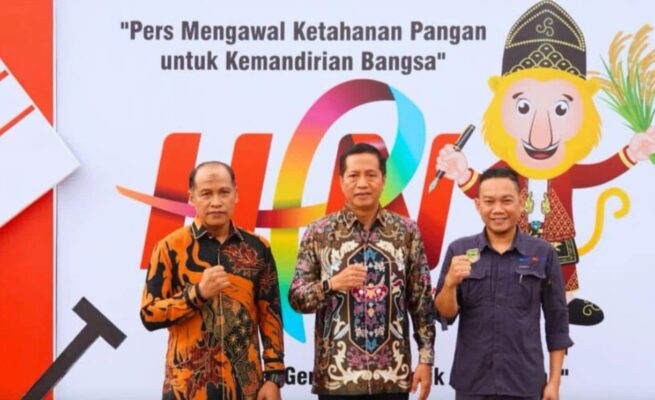 Pj Bupati Barito Utara Hadiri Peringatan HPN 2025 di Kalimantan Selatan