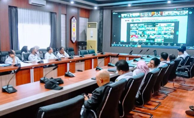 KPK Luncurkan Indikator MCP 2025, Pemkab Barito Utara Ikuti Secara Virtual