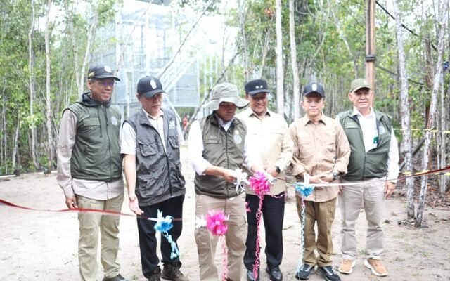 Menhut Raja Juli Antoni Resmikan Kawasan Rehabilitasi dan Konservasi Orang Utan Nyaru Menteng