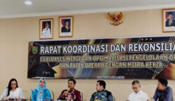 Bapenda Kalteng Gelar Rakor Evaluasi Opsen Pajak Daerah Bersama Mitra Kerja