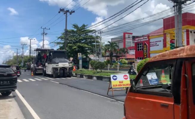 Gubernur Kalteng Tanggapi Pengaspalan Ulang Jalan Ahmad Yani, Sebut Ada Upaya Sabotase